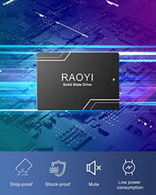 Load image into Gallery viewer, RAOYI 256GB Internal SSD SATA III 6Gb/s 2.5” Solid State Drive 3D NAND Flash Advanced SSD Hard Drive Up to 550MB/s SATA 3 SSD Upgrade Performance for PC Laptop
