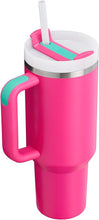 Load image into Gallery viewer, Stanley Quencher H2.0 FlowState Stainless Steel Vacuum Insulated Tumbler with Lid and Straw for Water, Iced Tea or Coffee, Smoothie and More, Passion Pink, 40 oz
