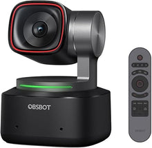 Load image into Gallery viewer, OBSBOT Tiny 2 &amp; Smart Remote Combo, AI-Powered PTZ 4K Webcam with 1/1.5’’ CMOS, Motion Tracking &amp; All-Pixel Auto Focus, Voice Control, Gesture Control, PixGain HDR, Beauty Mode for Streaming
