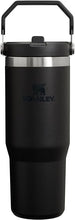 Load image into Gallery viewer, Stanley IceFlow Stainless Steel Tumbler - Vacuum Insulated Water Bottle for Home, Office or Car Reusable Cup with Straw Leak Resistant Flip Cold for 12 Hours or Iced for 2 Days, Black 2.0, 30oz
