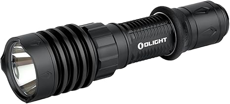 OLIGHT Warrior X 4 Rechargeable Tactical Flashlight 2,600 High Lumens with 630 Meters Long Range Thrower, Powerful Tail-Switch Light with USB-C Charging, Dual-Output for Daily and Tactical Use(Black)