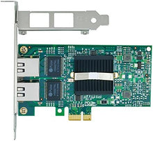 Load image into Gallery viewer, for Intel 82576 Chip E1G42ET 1.25G Gigabit PCI Express 2.0 X1 Ethernet Converged Network Adapter (NIC), Dual RJ45 Copper Ports
