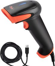 Load image into Gallery viewer, Tera 1D Wired Barcode Scanner, No Laser - Eye Safe, CCD Screen Scan Handheld Bar Code Reader USB Linear Bar Code Scanner Fast and Precise Scan Plug and Play for Payment Pos Model 1500C
