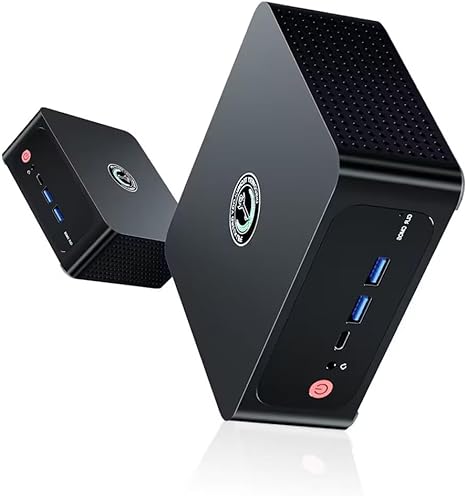 TRIGKEY Mini PC S7 Pro AMD Ryzen 7 7840HS 32GB SODIMM DDR5 4800Mhz 500GB M.2 PCIE4.0 X4(2280) HDMI 2.0+DP1.4+USB4.0 Triple High-Definition Display