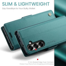 Load image into Gallery viewer, Taneny Designed for Samsung Galaxy Z Fold 7 Case (2025),PU Leather Wallet Flip Folio Case with Card Holder RFID Blocking Kickstand Shockproof Phone Cover for Samsung Galaxy Z Fold 7 5G (Teal)
