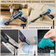 Load image into Gallery viewer, AX2V Handheld Vacuum Cordless Rechargeable - 2 in 1 Portable High Power Vacuum 16000PA Suction for Car with Cleaning Gel for Home, Pet, Car, Office
