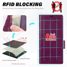 Load image into Gallery viewer, TUCCH Case Wallet for Galaxy Z Fold7 5G, Stand RFID Blocking [4 Card Holders], Shockproof Magnetic Flip Folio PU Leather Cover PC Shell Compatible with Galaxy Z Fold 7 (8.0&quot;), Plum Purple
