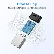 Load image into Gallery viewer, RAOYI 3 Pack 32GB USB Flash Drive, USB 2.0 Mini Fit Memory Stick Ultra Slim Thumb Drive Jump Drive Zip Drive Pen Drive with Lanyard-Black
