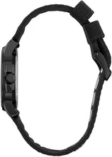 Load image into Gallery viewer, Citizen Men's Eco-Drive Weekender Garrison Field Watch in Black IP Stainless Steel with Black Nylon strap, Black Dial (Model: BM8186-15E)
