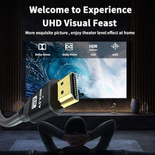 Load image into Gallery viewer, jojobnj HDMI Cable 35ft, 4K@60Hz, 18Gbps High Speed HDMI 2.0 Cord, Ultra HD,Ethernet Audio Return,Video 4K,1080p,3D,Arc, HDR Compatible with Xbox,PS5/PS4,HDTV,Laptop ect(Black)
