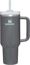 Load image into Gallery viewer, Stanley Quencher H2.0 FlowState Stainless Steel Vacuum Insulated Tumbler with Lid and Straw for Water, Iced Tea or Coffee, Smoothie and More, Charcoal, 40 oz
