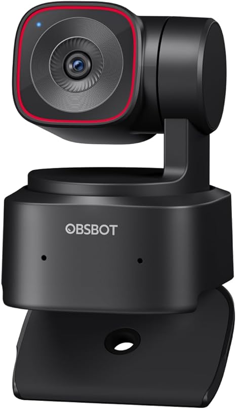 OBSBOT Tiny 2 Lite 4K Webcam for PC, AI Tracking PTZ Streaming Camera with 1/2