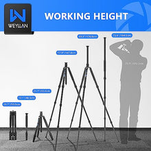 Load image into Gallery viewer, Carbon Fiber Tripod for Camera WEYLLAN 72.6&#39;&#39; Travel Camera Tripod Monopod, 32.5mm Carbon Camera Tripod Leg, Professional Carbon Travel Tripod for Sony Nikon Canon Fuji Dslr Camera (Without Ball Head)
