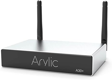 Arylic Stereo WiFi and Bluetooth 5.0, 2-Channel Class D Wireless Mini Home Amplifier for Speakers with spotify, airplay 1, Multi-Room/multizone Digital Audio Amp-Up2stream A30 +