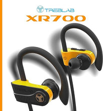 Load image into Gallery viewer, TREBLAB XR700 - Top Bluetooth Wireless Earbuds-Bluetooth 5.0 IPX7 Waterproof Sports Headphones, Adjustable Earhooks, Rugged Workout Earphones, Noise Cancelling Microphone in-Ear (Renewed)
