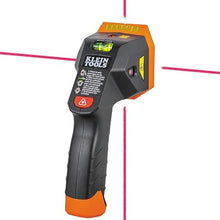 Load image into Gallery viewer, Klein Tools ESF150LL Electronic Stud Finder with Cross-Line Lasers, Bubble Level, Laser Class 3R ?5mW 15-Foot in All Directions, for Wood and Metal Studs, Bright Green LEDs, Batteries Included
