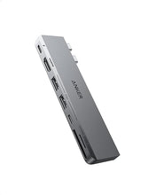 Load image into Gallery viewer, Anker USB C Hub for MacBook, Anker 547 USB-C Hub (7-in-2), Compatible with Thunderbolt 4 USB C Port, 4K HDMI, USB C and 2 USB A Data Ports for MacBook Pro 13 Inch, MacBook Air M1 / M2, and More
