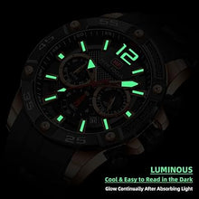 Load image into Gallery viewer, Mini Focus Men Watches Unique Casual Wrist Watches (Chronograph/Waterproof/Luminous/Calendar/24 Hours) Silicon Band Fashion Watches for Men
