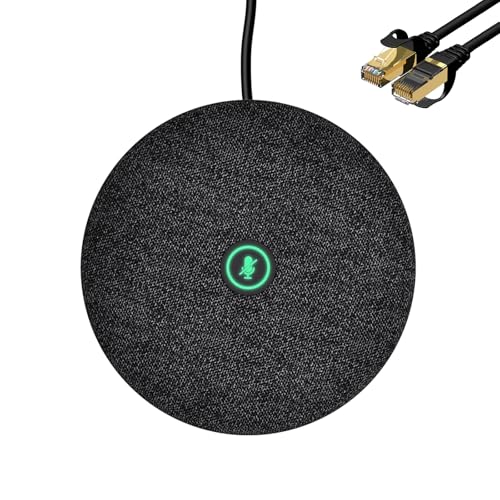 RayBit Expansion Mic Only for TB5, Plug and Play, 360° Omnidirectional Microphone, Intelligent Voice Enhancement and Noise Reduction, Indicator Lights & Mute Control, Audio Range from 16 ft to 26 ft…
