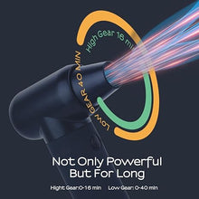 Load image into Gallery viewer, Compressed Barber Air Duster,110000RPM Portable Hand Held Mini Fan, for Cooling, Cleaning,Salon,Home, Type-C Charging, Black
