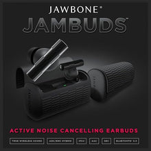 Load image into Gallery viewer, Jawbone Jambuds Wireless Bluetooth Earbuds - Bluetooth 5.3 True Active Noise Cancelling Earbuds with Case for Charging - 10mm Drivers with Big Bass - Water-Resistant in Ear Earphones for Android iOS
