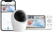 Load image into Gallery viewer, eufy Baby Monitor E20 with 2K HD Camera, 5&#39;&#39; 1080p Display, Hybrid Wi-Fi and No Wi-Fi Connection, App and Monitor Control, Pan-Tilt, 4× Zoom, Portable Camera with Built-in Battery, ANR, Smart Alerts
