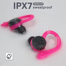 Load image into Gallery viewer, APEKX Bluetooth Headphones True Wireless Earbuds with Charging Case IPX7 Waterproof Stereo Sound Earphones Built-in Mic in-Ear Headsets Deep Bass for Sport Running Red
