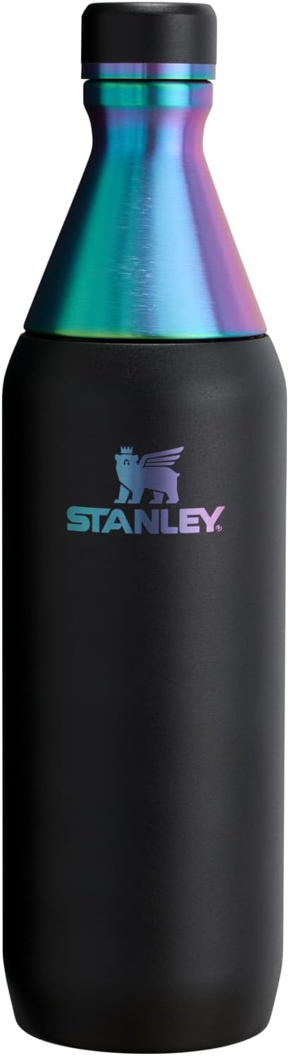 STANLEY All Day Slim Bottle 20-34 OZ | Twist off Lid with Leakproof Seal | Slim Design for Travel & Gym | Insulated Stainless Steel | BPA-Free