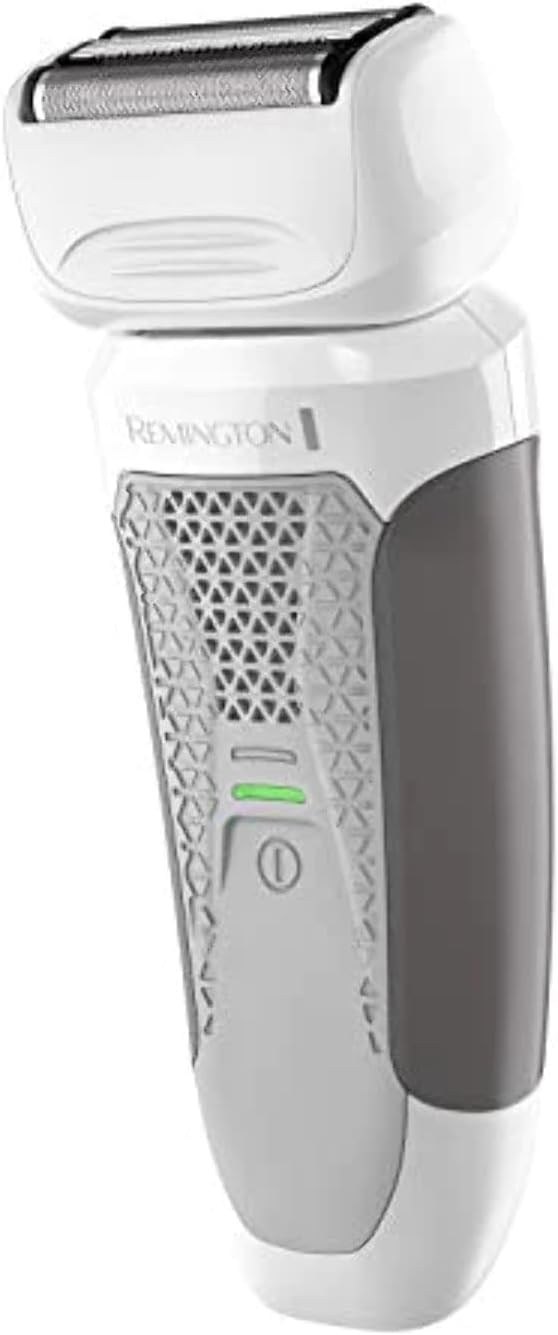 Remington Wetech 100% Waterproof Cordless Foil Shaver, Rechargeable Electric Razor with Pivot & Flex Technology, White