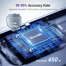Load image into Gallery viewer, Ovutek Bathroom Scales Digital Weight, Topnotch Quality 450lb Weight Scale, Most Accurate to 0.05lb, Automatic Weighing Scale for Body Weight, Baby, Pet, Larger LED, Sturdy and Durable Base Machine
