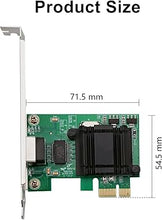 Load image into Gallery viewer, 1G Gigabit Desktop PCI-e Network Adapter (NIC) with Intel 82574L Chip, 10/100/1000Mbps Ethernet Network Card, Single Copper RJ45 Port, PCI-e X1, Compare to Intel EXPI9301CT/EXPI9301CTBLK
