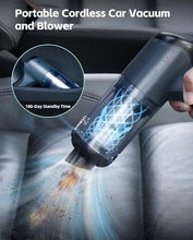 Load image into Gallery viewer, AX2V Portable Car Vacuum 16000Pa Mini Vacuum Cleaner for car,Low Noise Hand Vacuum Cordless Rechargeable, for car Detailing Keyboard Cleaner Home Cleaning
