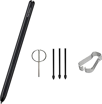 Galaxy Z Fold 4 Pen Stylus Replacement for Samsung Galaxy Z Fold 4/5 S Pen Stylus Pen,Compatible Galaxy Z Fold 4/5 Phone EF-FF92PCBEGUS with Eject Pin+2 Tips (Black)