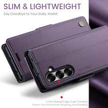 Load image into Gallery viewer, Taneny Designed for Samsung Galaxy Z Fold 7 Case (2025),PU Leather Wallet Flip Folio Case with Card Holder RFID Blocking Kickstand Shockproof Phone Cover for Samsung Galaxy Z Fold 7 5G (Purple)
