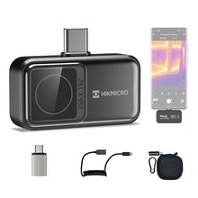 Load image into Gallery viewer, HIKMICRO Mini2 Thermal Camera Android, 256 x 192 IR Resolution, Thermal Imaging Camera Android, 25Hz Reframe Rate Infrared Camera Android, 50°Wide Angle, -4°F to 622°F, USB-C(not for iPhone 15)
