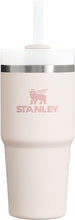 Load image into Gallery viewer, Stanley Quencher H2.0 FlowState Stainless Steel Vacuum Insulated Tumbler with Lid and Straw for Water, Iced Tea or Coffee, Smoothie and More, Rose Quartz 2.0, 14oz
