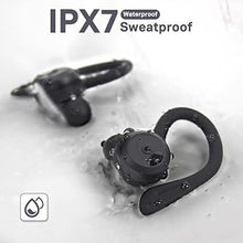 Load image into Gallery viewer, APEKX Bluetooth Headphones True Wireless Earbuds with Charging Case IPX7 Waterproof Stereo Sound Earphones Built-in Mic in-Ear Headsets for Sport Running Black
