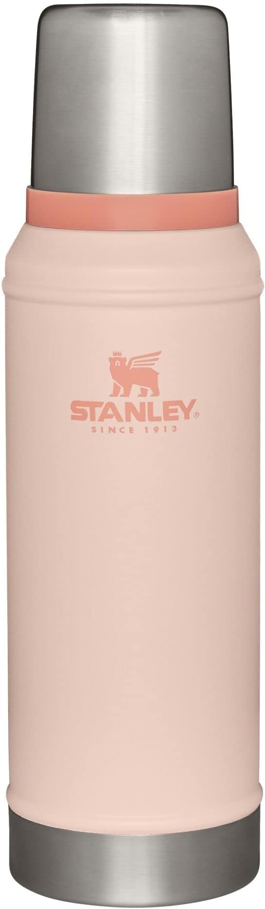 Stanley Classic Vacuum Insulated Wide Mouth Bottle - Limestone - BPA-Free 18/8 Stainless Steel Thermos for Cold & Hot Beverages - 1.0 QT