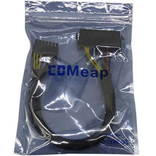 Load image into Gallery viewer, COMeap 24 Pin to 14 Pin ATX PSU Main Power Adapter Braided Sleeved Cable for IBM Lenovo PCs and Servers 12-inch(30cm) (Long Type)
