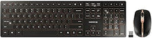 Load image into Gallery viewer, CHERRY DW 9100 Slim Wireless Keyboard and Mouse Set Combo Rechargeable with SX Scissor Mechanism, Silent keystroke Quiet Typing with Thin Design for Work or Home Office. (Black &amp; Bronze)
