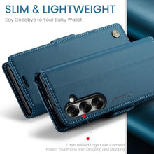 Load image into Gallery viewer, Taneny Designed for Samsung Galaxy Z Fold 7 Case (2025),PU Leather Wallet Flip Folio Case with Card Holder RFID Blocking Kickstand Shockproof Phone Cover for Samsung Galaxy Z Fold 7 5G (Blue)
