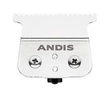 Load image into Gallery viewer, Andis 04535 Cordless T-Outliner Carbon Stainless-Steel Replacement T-Blade – Close &amp; Sharp Cutting, Zero-Gapped, Dependable &amp; Long-Life Blade - Compatible for Andis Model ORL Trimmer, Silver
