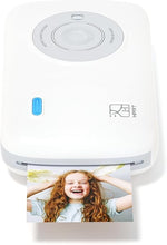 Load image into Gallery viewer, HPRT CP2100 Portable Photo Printer for iPhone, Wireless Picture Printer for Smartphone, 2x3 Mobile Photo Mini Color Printer, Instant Thermal Dye Sublimation Tech, Bluetooth (White-Grey)
