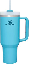 Load image into Gallery viewer, STANLEY Quencher H2.0 FlowState Stainless Steel Vacuum Insulated Tumbler with Lid and Straw for Water, Iced Tea or Coffee (Pool, 40 oz)
