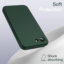 Load image into Gallery viewer, JETech Liquid Silicone Case for iPhone 16e 6.1-Inch 2025, Silky Soft Touch Full-Body Protective Phone Case, Anti-Scratch Shockproof Cover with Microfiber Lining (Midnight Green)
