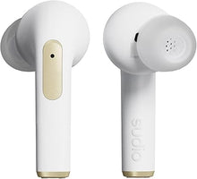 Load image into Gallery viewer, Sudio N2 Pro True Wireless Bluetooth in-Ear Earbuds with ANC - Multipoint Connection, IPX4 Water Resistant, USB-C and Wireless Charging, Microphone, 30h Play Time with Charging Case (White)
