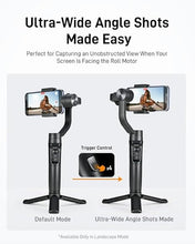 Load image into Gallery viewer, hohem iSteady Mobile Plus Gimbal Stabilizer for Smartphone, 3-Axis Phone Gimbal for Android and iPhone 15,14,13,12 PRO, Stabilizer for Video Recording with Ultra-Wide-Angle Mode, 600° Inception
