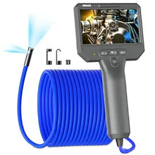 Load image into Gallery viewer, NIDAGE Dual Lens Borescope Inspection Camera 1920P HD Endoscope Camera with Light Waterproof Industrial Endoscope 11.5FT Flexible Snake Camera with 4.3&#39;&#39; IPS Screen, Mechanic Scope Camera Gift for Men
