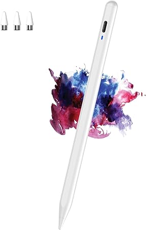 Stylus Pen for Android, CMARS POM Tip Magnetic Phone Pen, Fine Point Stylus Pens for Touch Screens, Tablet Pen for Samsung/Huawei/Lenovo/Vivo and Other Android Smartphone and Tablet Devices (White)