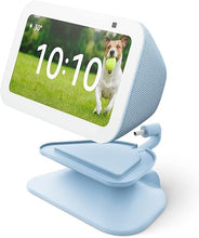 Load image into Gallery viewer, Echo Show 5 (3rd Gen) Adjustable Stand with USB-C Charging Port | Cloud Blue
